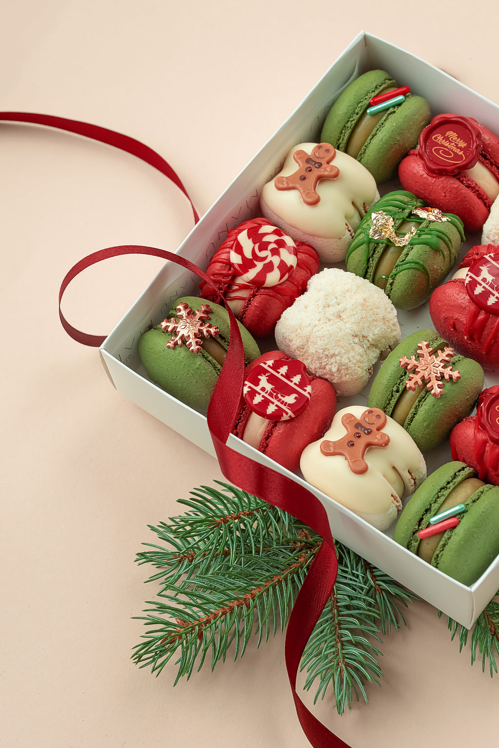 Macarons „Kalėdos“