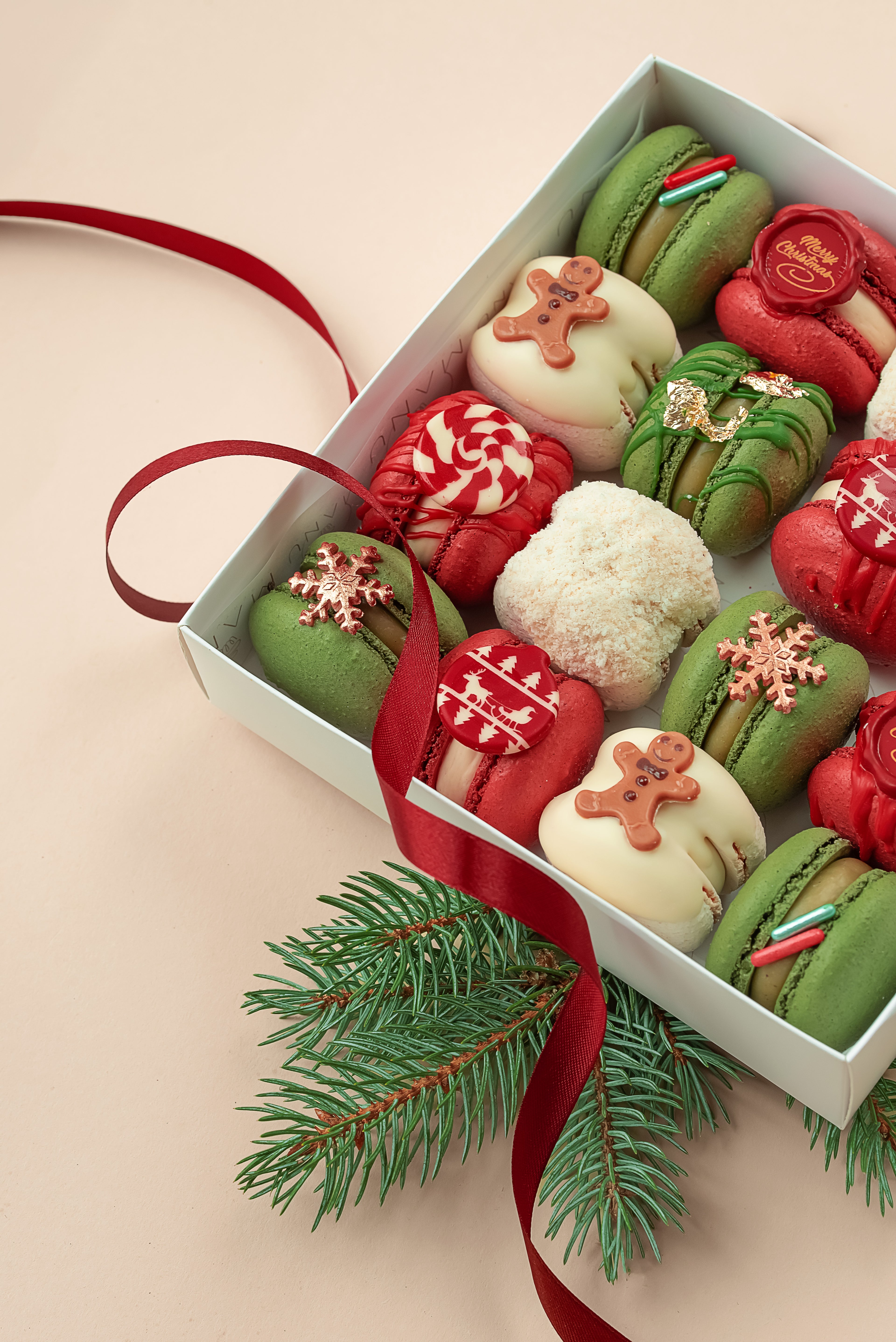 Macarons „Kalėdos“